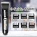 BOMPOW Electric Hair Clippers Trimmer Kit with Adjustable Speeds & 6 Guide Combs - Black - Buy Online on GoSupps.com