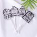 Halloween Cake Decorations Cupcake Toppers Tombstones Graveyard Cupcake Toppers for Halloween Party Supplies 24 Pieces - Buy Online on GoSupps.com
