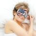 American Flag Baseball Sleep Mask | Soft Light-Blocking Eye Cover for Women | Adjustable Strap Baseball Decor - Buy Online on GoSupps.com