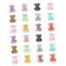 Abaodam 100pcs Nails D Accessories Manicure Small Jewelry Candy Decor Resin Design Bears Little Cartoon