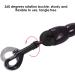 3-in-1 Dog Leash Coupler - 360 Rotatable Triple Leash for Small & Medium Dogs - Adjustable Splinter Linen Black - Perfect for 1 2 or 3 Pets - Buy Online on GoSupps.com