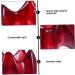 TOVINANNA Massage Tool Set - 2 PCS Deep Tissue Scraper & Body Massage Board for Muscle Relaxation - Flower Shape Resin Red  - Buy Online on GoSupps.com