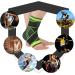 Adjustable Compression Ankle Brace for Men & Women - Large Green 1 | Stabilizes Ligaments, Eases Swelling - Sports Protection - Buy Online on GoSupps.com