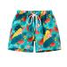 Lazz1on Swim Trunks Boys Summer Swim Shorts Adjustable Waist Swimming Shorts Quick-drying Holiday Shorts for Pool and Sea 130 A
