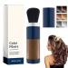 Supersize Color Fibers with Refill Set Colored Hair Thickener Hair Fibers for Men Women Temporary Hair Color for Root Touchup with Hair Thickening Powder Hair Fiber Powder (Dark Brown)