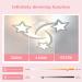 Seamoon Dimmable LED Ceiling Light 30W 3375LM | Modern 3-Light Lamp with Remote/App Control | Perfect for Living Room & Children's Room | 3000K-6500K Adjustable | 50cm - Buy Online on GoSupps.com