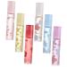 OUNONA Lot de 6 Huiles L vres Brillantes Hydratantes 6 3 Ml Incolore pour Femmes et Adolescentes Soin L vres Hydratant Usage Quotidien Style Al atoire