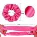 16 Pack Hot Pink Satin Scrunchies - Bridesmaid Proposal and Bachelorette Party Favors - Buy Online on GoSupps.com