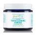 PurO3 Ozonated Tooth Cleaning Powder - Fluoride-Free Organic All Natural Tooth Powder Remineralizing - Natural Teeth Whitening Powder - Ozonated Coconut Oil Toothpaste with Peppermint 37g