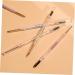 SOESFOUFU 5pcs Brown Eyebrow Pencil Eyebrow Pens Brow Pencils with Brush Hair Double Bun Makeup Tools Plastic - Buy Online on GoSupps.com