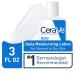 CeraVe Daily Moisturizing Lotion 3 oz - Hyaluronic Acid Face & Body Lotion for Dry Skin - Unscented - Packaging May Vary - Buy Online on GoSupps.com