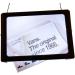 Professional Hands Free with Cord LED Magnifier for Reading Black Full of Stars