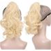 Ponytail Extensions Resistant Fiber Wavy Ponytail Hair Extensions Synthetic Wavy Ponytail Extensions Medium Length Claw Clip in Ponytail Hairpieces Heat for Women(Color:007) - Buy Online on GoSupps.com