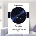 Personalized Sky/Star Map Print: Unique Gift for Birth, Christening, Mother's Day, Father's Day - Custom Night Sky Poster for Any Location - Picture/Print Only - Buy Online on GoSupps.com