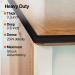 Baby Proofing Edge and Corner Guards  Safety Furniture Bumper with 3M Double-Sided Tape  16.40ft Edge + 4 Pre-Taped Corners Baby Corner Protector for Fireplace  Table  Stair  Cabinet (Black) - Buy Online on GoSupps.com