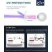 Shop Happy Store CN81 Large Oversized Bold Frame UV 400 Clear Lens Horn Rimmed Glasses - Black Brown Transparent | International Shipping Available - Buy Online on GoSupps.com