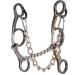 Classic Equine Sherry Cervi Diamond Shank Gag Barrel Bit with Twisted Wire, Short Shank