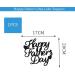 Happy Father's Day Cake Toppers Black Best Dad Cake Topper for Dad Father day Decoration Happy Father's Day Sign for Cake Glitter Cupcake Toppers Cake Toppers Birthday Cake Decorations Father Party Black Cake Topper - Buy Online on GoSupps.com