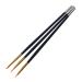 3pcs Nail Art Drawing Pens Embossing Painting Pens Brush Set for Hand Manicure