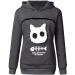 Womens Long Sleeve Cat & Dog Hoodie Sweater with Big Zipper Bag - Warm Dark Gray XXL - Perfect Pet Apparel - Buy Online on GoSupps.com