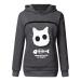 Women Long sleeve sweater hoodies with cats dog big bag cat bag sweater with zipper dog cat bag bag sweatshirt sweater hoodie women warm long -sleeved shirt cat sweater dark gray l