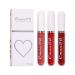 Aijofi 3 colors lipstick set matt liquid lipstick matte waterproof lip gloss long -lasting liquid lipstick nourishing lipstick (#l)