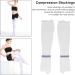Buy White Tube Compression Stockings - Prevent Leg Edema Breathable XL Compression Stockings for Comfort & Support - Buy Online on GoSupps.com