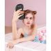 Wobsion Travel Magnifying Mirror with Light 1x/10x LED Compact 2-Side Illuminated Makeup Mirror - Dimmable, Rechargeable Handheld Pocket Mirror for Women (Black) - Buy Online on GoSupps.com