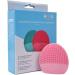 Mini Silicone Facial Cleansing Brush - FEITA Waterproof Silicon Face Cleaner and Electric Masager System for All Skin Types (Pink) - Buy Online on GoSupps.com