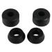 Dimebag Skateboard Longboard Truck Replacement Bushings (for 2 Trucks) 98A Black