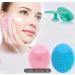 Premium Silicone Scrubber Set for Face Body & Hair - Gentle Cleansing in Pink Aqua & Blue | International Shipping Available - Buy Online on GoSupps.com