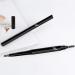 DERCLIVE 2pcs Eyebrow Definer Pencil Waterproof Durable Automaric Liner Professional Brow Kit with Brush in Black - Buy Online on GoSupps.com