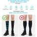 Acwoo Compression Stockings for Men & Women | Medical Knee Socks | 2 Pairs Black & Beige | Thrombosis Compression Socks - Buy Online on GoSupps.com
