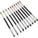 10pcs Brush with Synthetic Fiber - Softness Exquisite Makeup Comfortable To Grip Rich Brush - Precise Application of Powder Gel Liquid - Buy Online on GoSupps.com