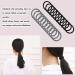 50 Super Elastic Hair Ties for Thick Curly Hair - Durable Ponytail Holders for Girls - International Shipping Available - Buy Online on GoSupps.com