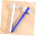 Homsfou 4-Piece Hygiene Prosthesis Cleaner - Two-Colored Toothbrush for False Teeth & Dentures Care - Buy Online on GoSupps.com