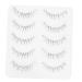 POPETPOP 5 Pairs Curling False Eyelashes Eye Lashes Lash Extension Tools Thick Eyelash Adhesives False Eyelashes Fake Eyelashes Strip Lashes Bulk No Lash Tool 5d Extend Chemical Fiber Girl