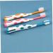 Solustre 18-Pack Children's Travel Toothbrush Set | Bulk Toothbrushes with Rubber Protection for Kids' Oral Care - Buy Online on GoSupps.com
