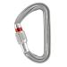 Petzl Spirit Carabiner - Compact, Ultra-Lightweight Screw-Lock Carabiner for Rock and Ice Climbing - Screw-Lock