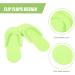 Beavorty 12 Pairs Eva Foam Disposable Pedicure Slippers - White Foldable Travel Sandals for Women, Perfect for Pedicure and Manicure Supplies - Buy Online on GoSupps.com