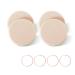 KOOBA 4pcs Round Makeup Sponges Supplement  Beauty Face Primer Compact Powder Puff  Blender Sponge Replacement for Cosmetic Flawless Foundation  Sensitive and All Skin Types Round 4Pcs