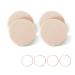 KOOBA 4pcs Round Makeup Sponges Supplement  Beauty Face Primer Compact Powder Puff  Blender Sponge Replacement for Cosmetic Flawless Foundation  Sensitive and All Skin Types Round 4Pcs