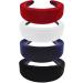 Topkids Accessories Thick Soft Pretty Padded Velvet Headband Various Colourful Sets Fluffy Alice Bands For Girls & Boys Women & Men (Spectator Colours) - Buy Online on GoSupps.com