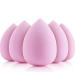 Collection-Makeup Sponge Set Makeup Blender Latex Free and High-definition Set of 6 Makeup Blender For Powder Cream and Liquid Super Soft Bouncy Blender Beauty Cosmetic