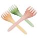 Bcoath 3 pieces Five Klauen Massage device for the scalp scrape tool Creative Harz Massagehams Body massager comb from resin craft massage comb body massage tools