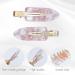 PAPARELA 10PCS Sweet Style No Bend Hair Clips | Acrylic Resin Flat Bangs Clips for Women and Girls - Buy Online on GoSupps.com