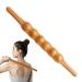 Eastuy muscle roll |Universal massage device with wood roller for the bodyWoodwalk double -sided slotting 6 rotary rollers to facilitate sore muscles stiffness tense muscles