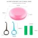 Wenge Aligner Removal Tool with Mirror & Pink Retainer Case - 2 Aligner Trays & Chewies for Oral Care - Buy Online on GoSupps.com