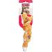 Kong Scrunch Knots Fox Toy for Small/Medium Dogs - Minimal Filling & Knotted Ropes - Orange White Black - 1 Pack - Buy Online on GoSupps.com