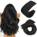 Hotlulana tape extensions real hair natural black extensions real hair 20 inch/50cm 50g Skin weft 100% natural tape in extensions real hair 20PCs invisible real hair extensions tape #1b.#1b natural black 50cm 20 inch (20 pack)